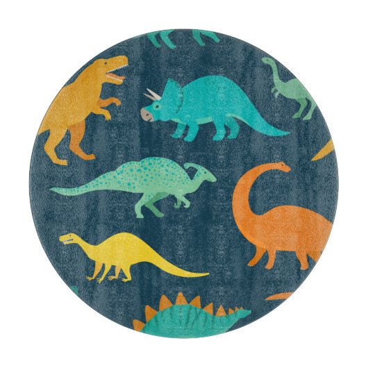 Dinosaurus Avontuur: Kinderen kinderkamer behang Snijplank (Voorkant)