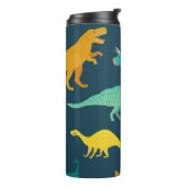 Dinosaurus Avontuur: Kinderen kinderkamer behang Thermosbeker (Gedraaid links)