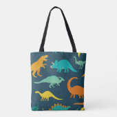 Dinosaurus Avontuur: Kinderen kinderkamer behang Tote Bag (Achterkant)