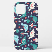 Dinosaurus Avontuur Naadloos Ontwerp Case-Mate iPhone Case (Achterkant)