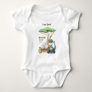 Dinosaurus Baby Body   Pas Familie T-Shirt Aan