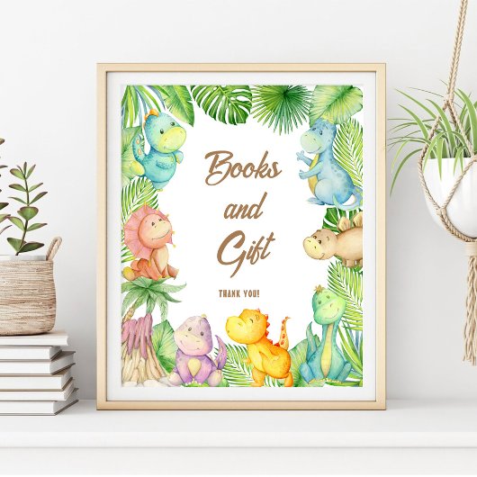 Dinosaurus Baby Boeken en Gift Poster