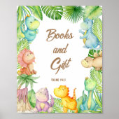 Dinosaurus Baby Boeken en Gift Poster (Voorkant)