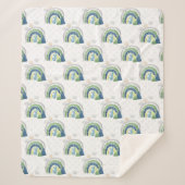 Dinosaurus Baby Boy Sherpa Deken (Voorkant)