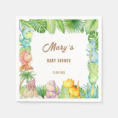 Dinosaurus Baby Servet (Voorkant)