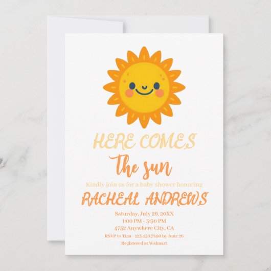 Dinosaurus Baby shower Baby shower Kaart (Voorkant)