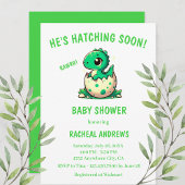 Dinosaurus Baby shower Baby shower Kaart