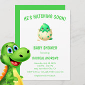 Dinosaurus Baby shower Baby shower Kaart