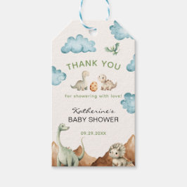 Dinosaurus Baby Shower Bedank Je Favor Cadeaulabel