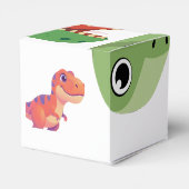 Dinosaurus Baby Shower Bedankdoosjes (Achterkant)