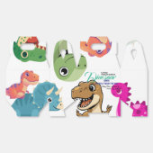 Dinosaurus Baby Shower Bedankdoosjes (Ongevouwen)