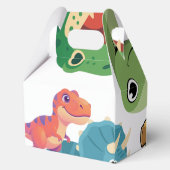 Dinosaurus Baby Shower Bedankdoosjes (Achterkant)