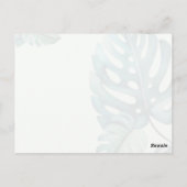 Dinosaurus baby shower Briefkaart (Achterkant)