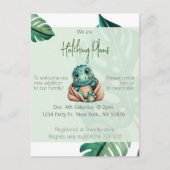 Dinosaurus baby shower Briefkaart (Voorkant)
