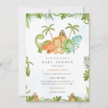 Dinosaurus Baby Shower Dino Ontwerp