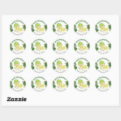 Dinosaurus Baby shower gunst Stickers (Vel)