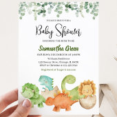 Dinosaurus Baby Shower Kaart