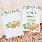 Dinosaurus Baby Shower Kaart