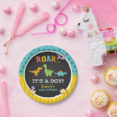 Dinosaurus Baby shower Papier Bord - Custom (Feest)