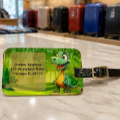 Dinosaurus Bagage Label