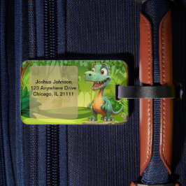 Dinosaurus Bagage Label
