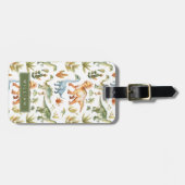 Dinosaurus Bagagelabels (Voorkant horizontaal)