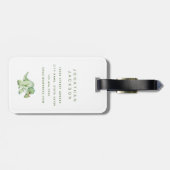 Dinosaurus Bagagelabels (Achterkant horizontaal)