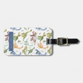 Dinosaurus Bagagelabels (Voorkant horizontaal)