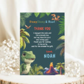 Dinosaurus  bedankkaart