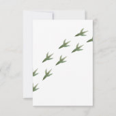 Dinosaurus bedankkaart (Achterkant)