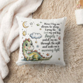 Dinosaurus Bedtijd Gebedskussen Kussen (Deken)