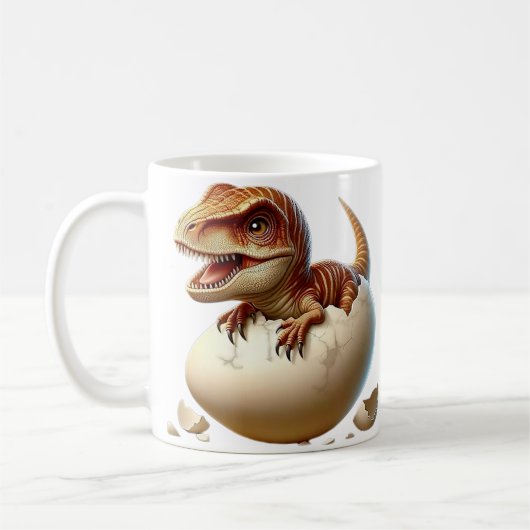 Dinosaurus beker koffiemok (Links)