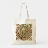 Dinosaurus boodschappentas tote bag (Achterkant)