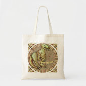 Dinosaurus boodschappentas tote bag (Voorkant)