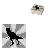 Dinosaurus boos T-rex voor kinderen die van dino's Rubberstempel (Gestempeld)