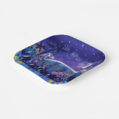 Dinosaurus Bord 7" Vierkant (Gebogen)