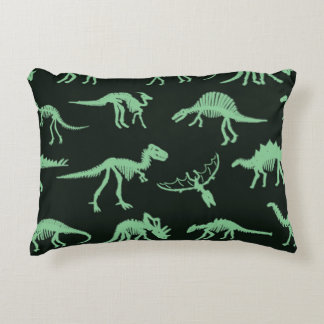 Dinosaurus Botten  silhouet illustratie. Accent Kussen