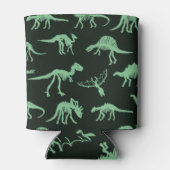 Dinosaurus Botten silhouet illustratie. Blikjeskoeler (Achterkant)