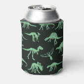 Dinosaurus Botten silhouet illustratie. Blikjeskoeler (Blikje Achterkant)