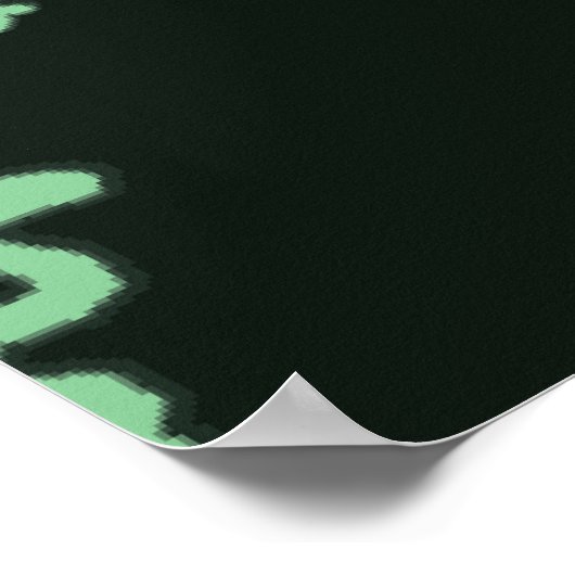 Dinosaurus Botten  silhouet illustratie. Poster (Hoek)