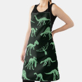 Dinosaurus Botten  silhouet illustratie. Schort (Insitu)