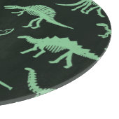 Dinosaurus Botten silhouet illustratie. Snijplank (Hoek)