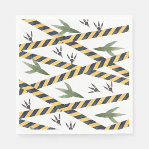 Dinosaurus Bouwfeestservetten Servet