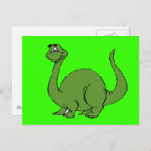 dinosaurus briefkaart (Voorkant / Achterkant)