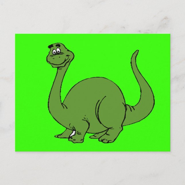 dinosaurus briefkaart (Voorkant)