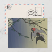 Dinosaurus briefkaart - Anurognathus (Voorkant / Achterkant)