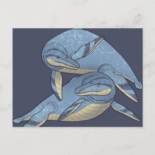 Dinosaurus briefkaart - Kronosaurus (Voorkant)