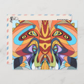 Dinosaurus briefkaart - Stellasaurus (Voorkant / Achterkant)