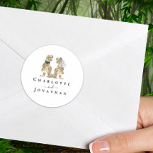 Dinosaurus bruiloft op maat