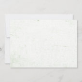 Dinosaurus brullen 5e verjaardag partij foto kaart (Achterkant)